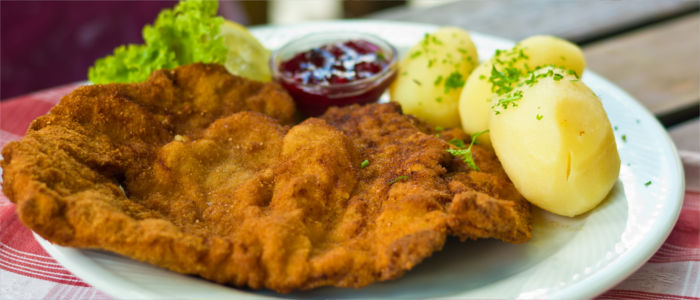 Austria's national dish Wiener Schnitzel