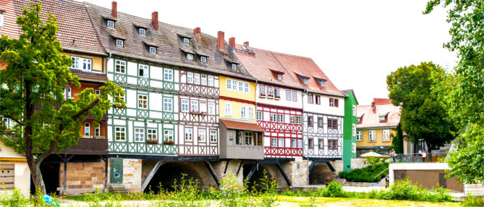 Typical architecture in Erfurt