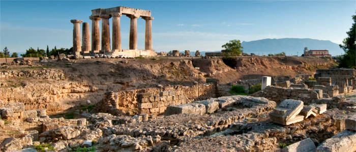 The Temple of Apollo in the Peloponnese
