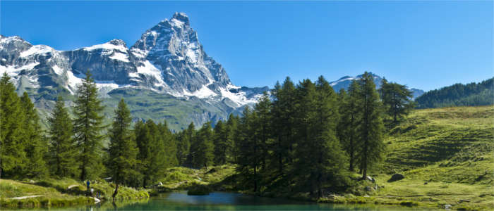 Famous mountain in the Alps