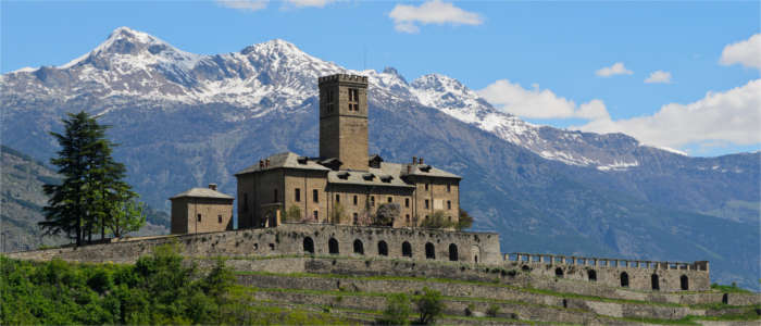 Castle in the Aosta Valley