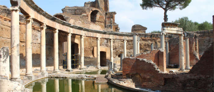 Ancient emperor's palace in Tivoli