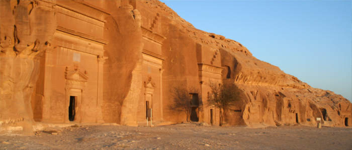 Rock cut tombs Mada'in Salih