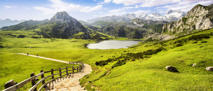 Lake near Covadonga, Asturias