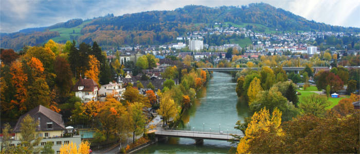 The river Aare in Bern