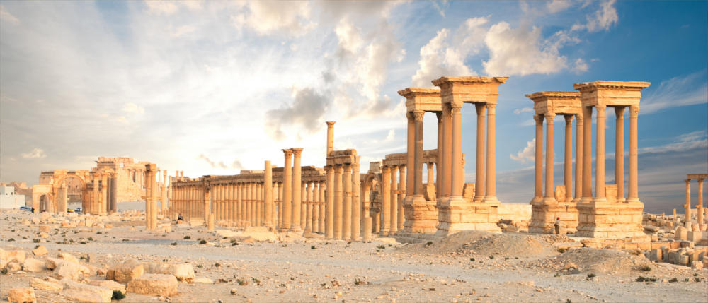 The Syrian ruins of Palmyra