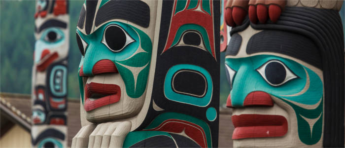 Art handicraft made by Alaska's native inhabitants